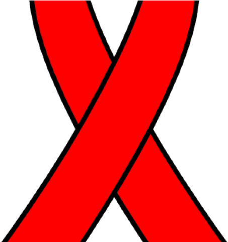 Red Ribbon Clipart - Hiv/aids (640x480)