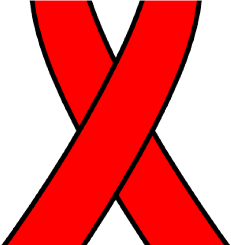 Red Ribbon Clipart - Hiv/aids - (640x480) Png Clipart Download