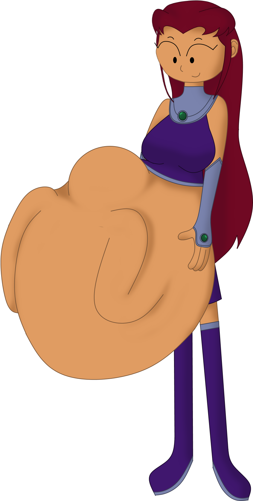 Starfire Ate Someone By Girlsvoreboys Starfire Ate - Starfire Vore (853x1688)