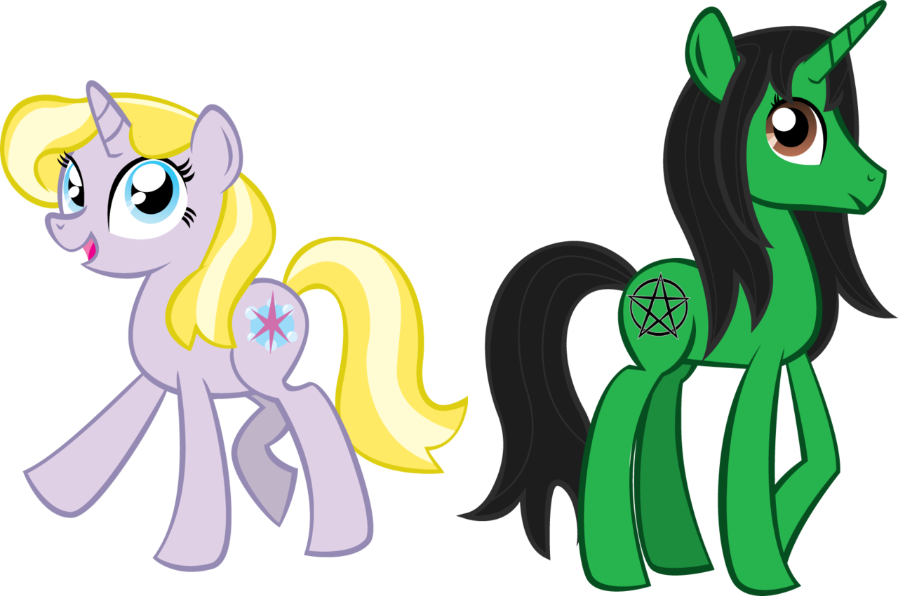 Alisonwonderland1951, Elphaba, Galinda, Ponified, Safe, - Cartoon (1280x850)