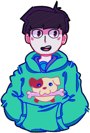 Want His Hoodie - Cartoon (500x500)