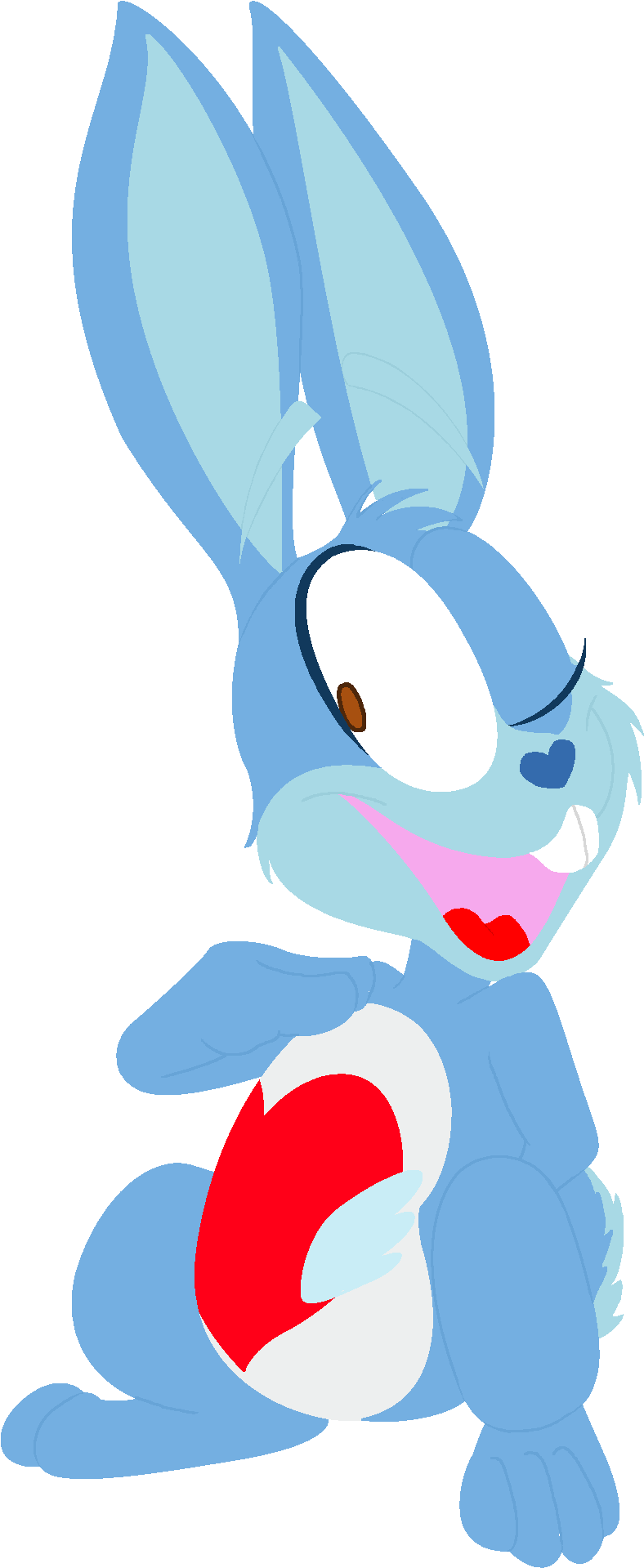 Swift Heart Rabbit By Yo-snap - Cartoon (840x1960)