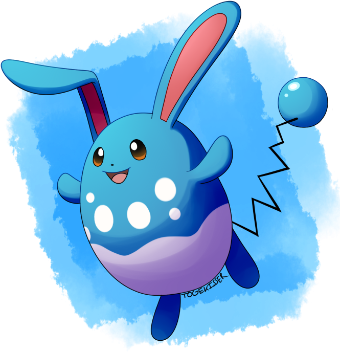 Favorite Water Type - Azumarill Fanart (700x700)