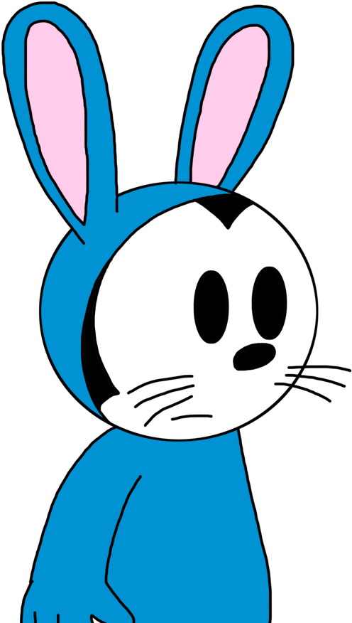 Big Fat Cat Dressed As Rabbit By Marcospower1996 - Cartoon (894x894)