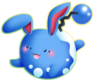 Azumarill By Clinkorz - Azumarill Chibi (400x400)