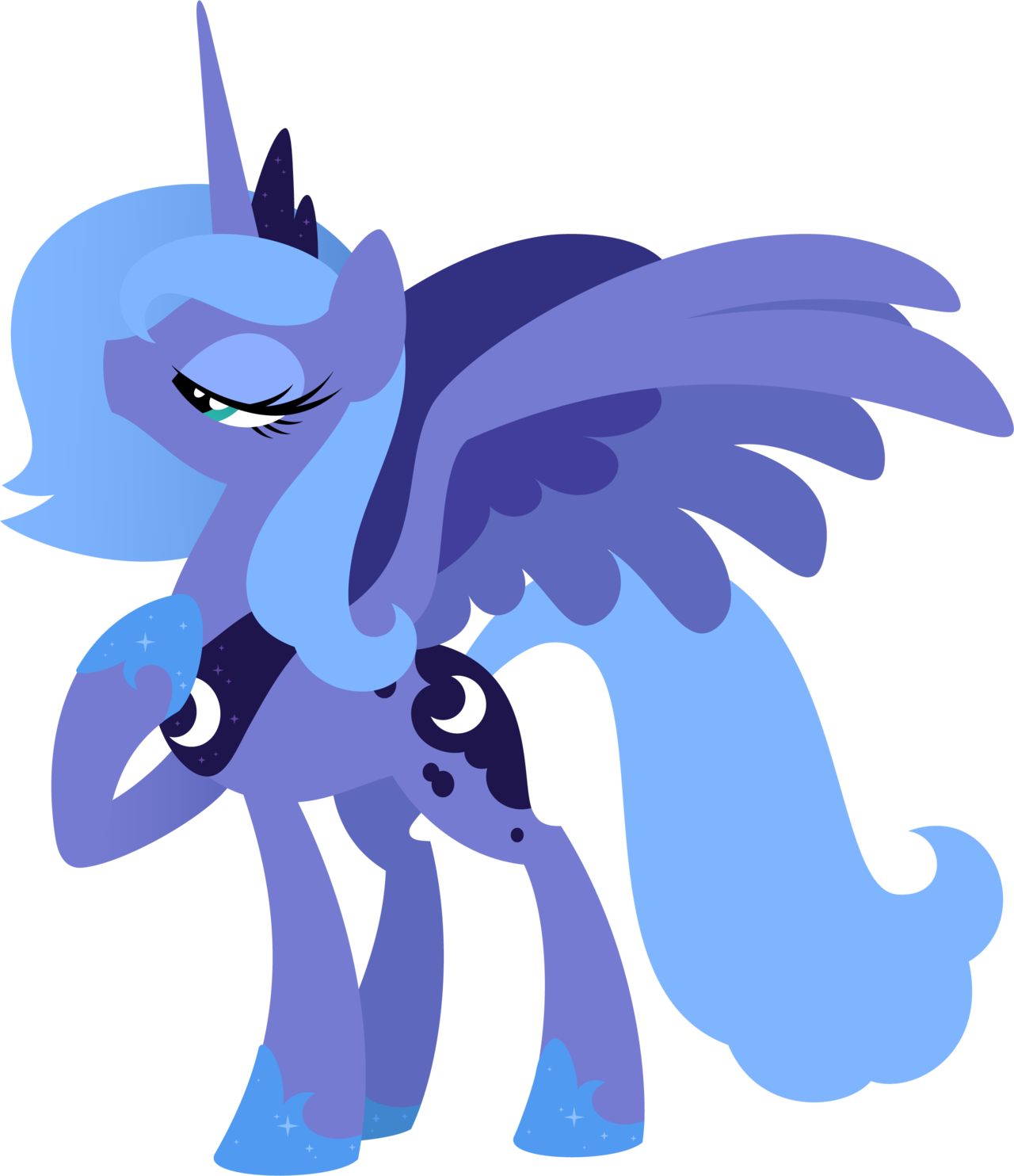 S1 Luna By Hexfloog S1 Luna By Hexfloog - Mlp Luna S1 (1280x1484)