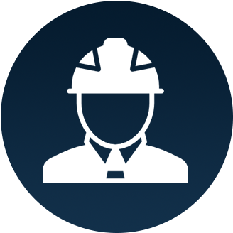 Elevator And Escalator Maintenance - Round Person Icon Png (358x346)