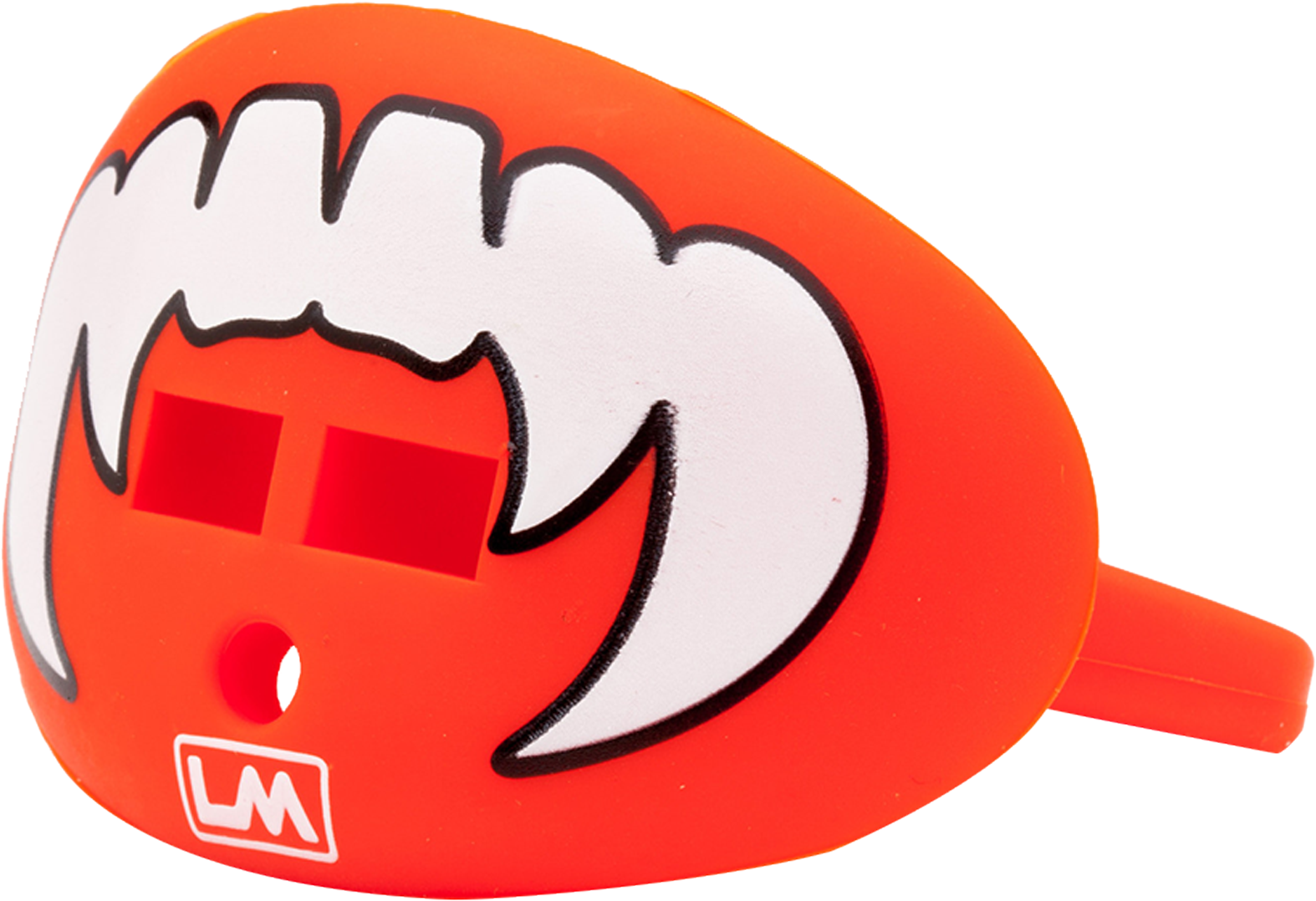 Loudmouthguard Vampire Fangs Bengal Orange - Pacifier Mouth Guard Football (2000x2000)