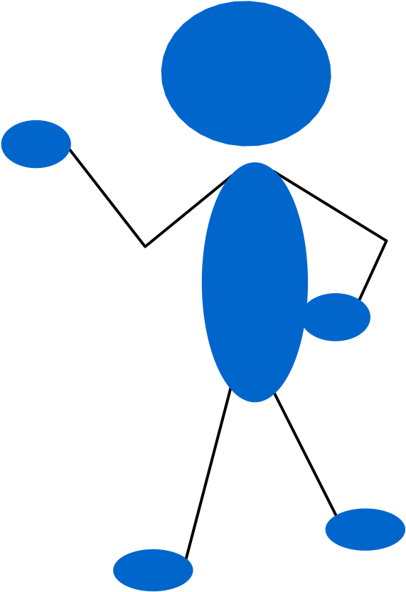 Stick Figure Clip Art - Stick Man Pointing Clipart (800x1115)