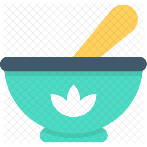 Herbal Medicine Icon - Mortar And Pestle (512x512)
