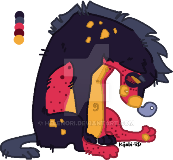 Ota [open] By Helenori - Hyena (600x556)
