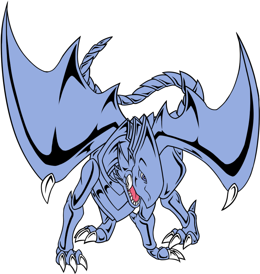 D - T - I - M Blue Eyes White Dragon By Redthegamr - Illustration (1098x1073)