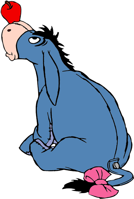 Eeyore Png Picture - Winnie The Pooh Png (443x648)