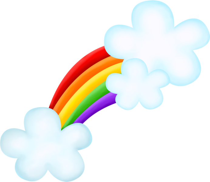 Arco Iris Rainbow By Luddmii - Arco Iris Baby Tv (692x600)