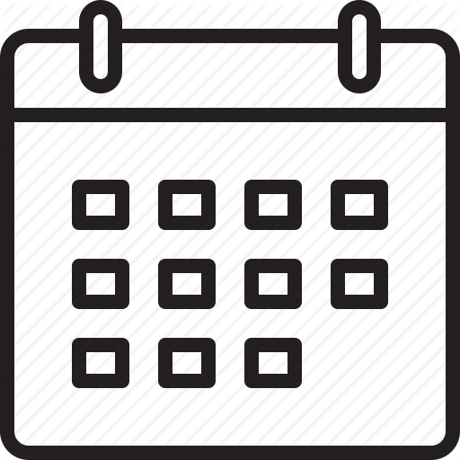 Alarm, Appointment, Birthday, Calendar, Date, Meeting, - Calendar Line Icon Png (512x512)