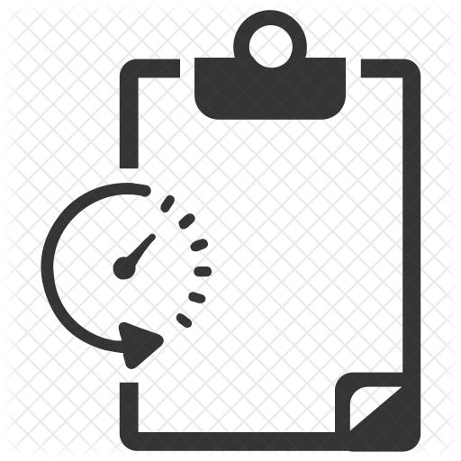 Clipboard Time Icon - Tea Break Icons (512x512)