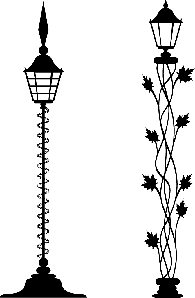 Wrought Iron Stock Photography Royalty-free - Уличные Фонари Вектор Png (672x1025)