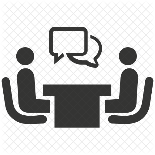 Discussion Icon - Interview Icon (512x512)