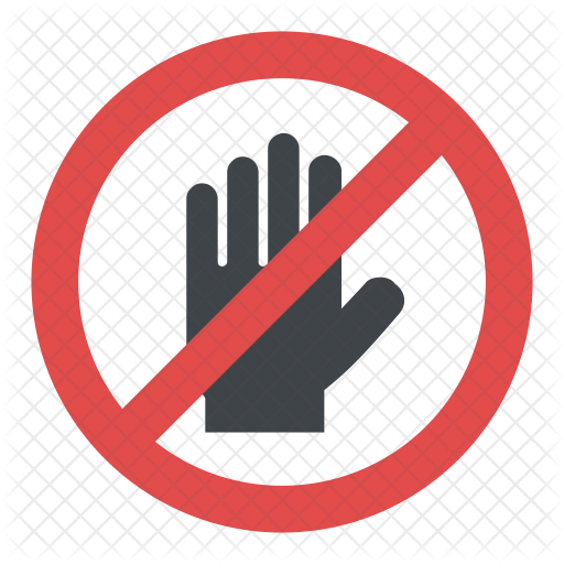 No Entry Sign Icon - No Shirt Sign (512x512)