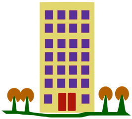 Factory Production And Factory Symbol Clipart Of Factory, - High Rise Flat Clipart (353x500)