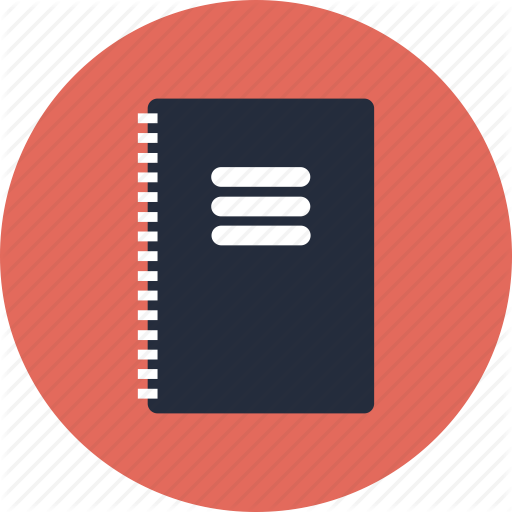 250e97bd5c971503071398 Notebook Notepad Journal Book - Workbook Icon Png (512x512)