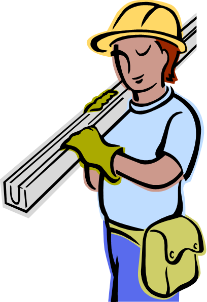 Carpenter - Habitat For Humanity Clipart (408x596)