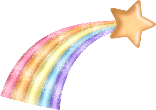 Arc En Ciel - 彩虹 星星 (600x423)