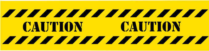Under Construction Caution Tape - Transparent Backround With Caution Tape (678x678)