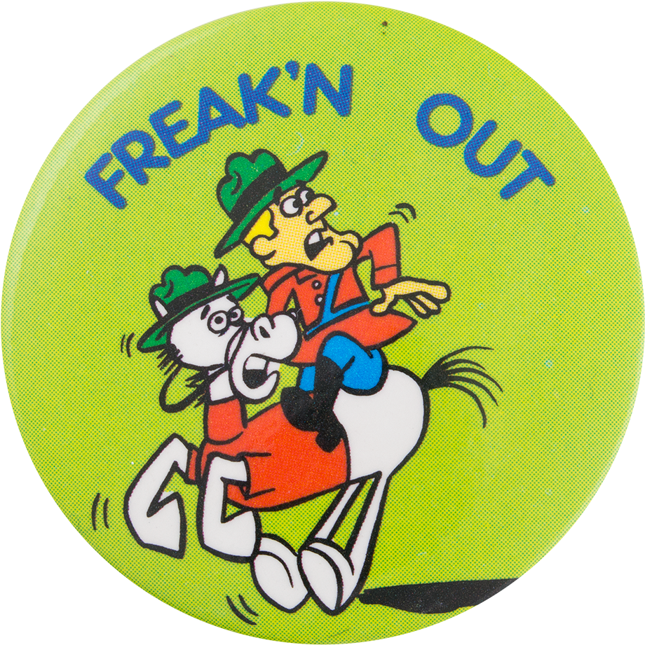 Dudley Do-right And Horse Freak'n Out - Cartoon (1000x1000)