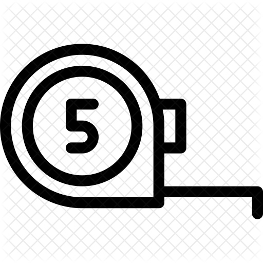 Measuring Tape Icon - Tape Measure (512x512)