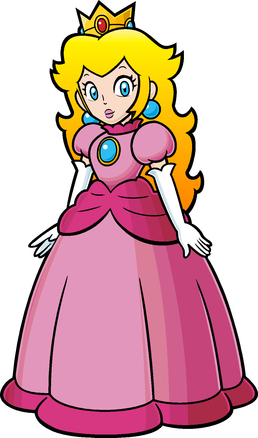 Peach - Princess Peach 2d Art (1045x1777)