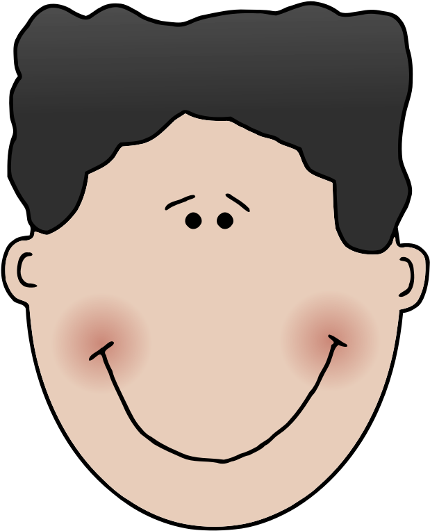 Cheek 20clipart - Boy Face Cartoon (2189x2400)