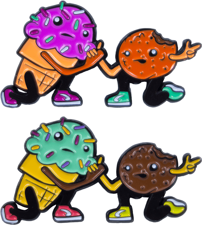 Cookiebar Creamery X Peabe Pin, Pin, Peabe, Peabe - Cookiebar Creamery (800x800)