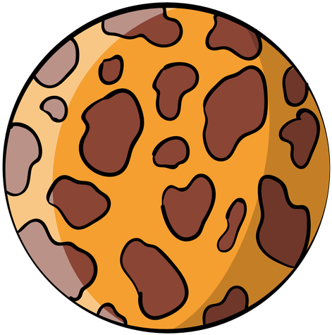 Chocolate Chip Cookie Cartoon Transparent Png - Drawing (512x512)