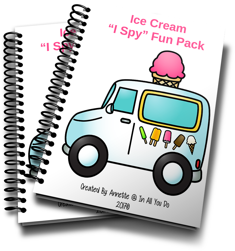 Ice Cream “i Spy” Fun Pack - Jonah And The Whale Flip Book (900x983)