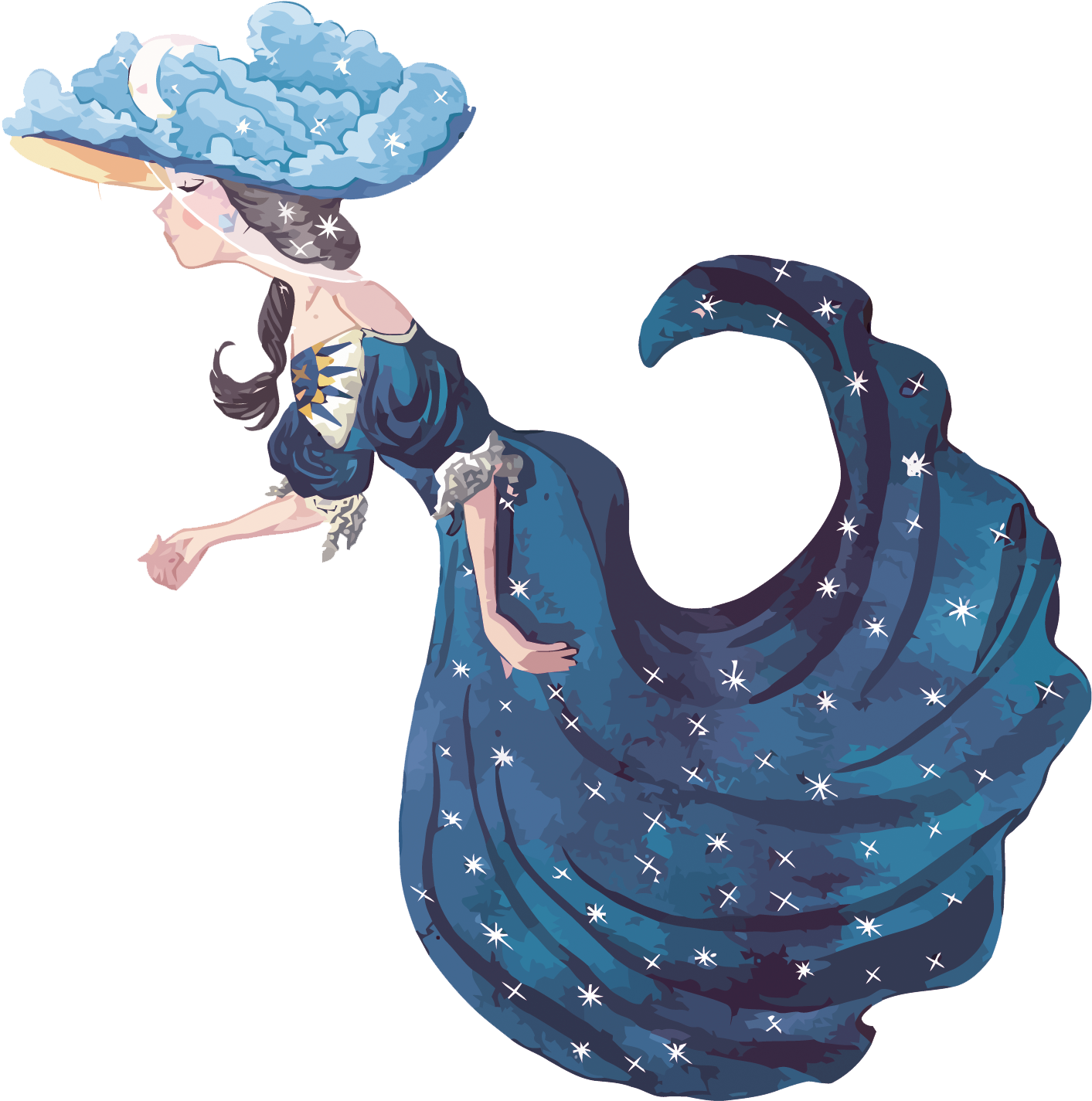 Retro Woman Vector 1500*1500 Transprent Png Free Download - Retro Woman Vector 1500*1500 Transprent Png Free Download (1500x1500)