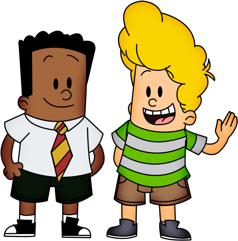 George And Harold By Highpoweredart - George And Harold From Captain Underpants (886x901)