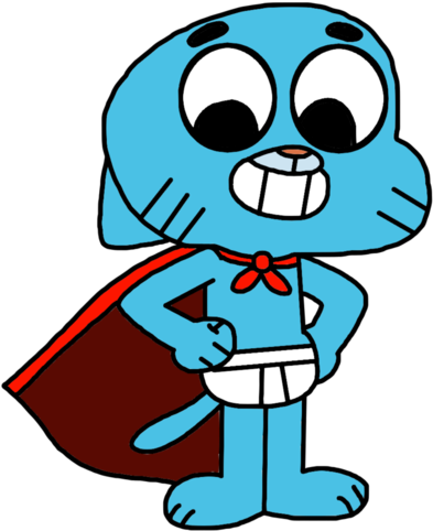 Gumball Watterson As Captain Underpants By Marcospower1996 - Amazing World Of Gumball Captain Underpants (894x894)