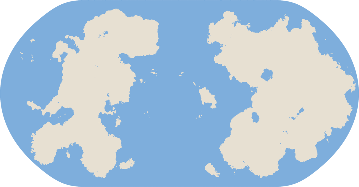 Blank Alien World Map By Terrantechnocrat - Blank Digital World Map (1237x645)