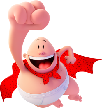 Captain Underpants Fly 1 - Captain Underpants Captain Underpants (350x372)