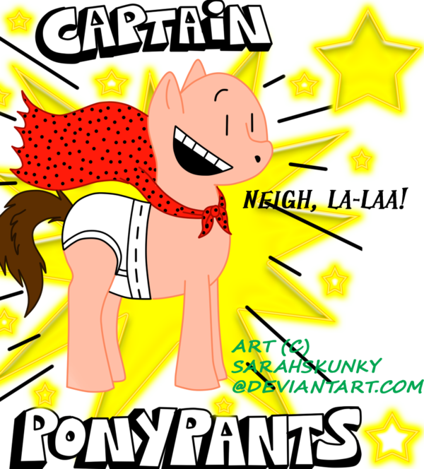 Captain Ponypants By Skunkynoid - Cartoon (600x664)