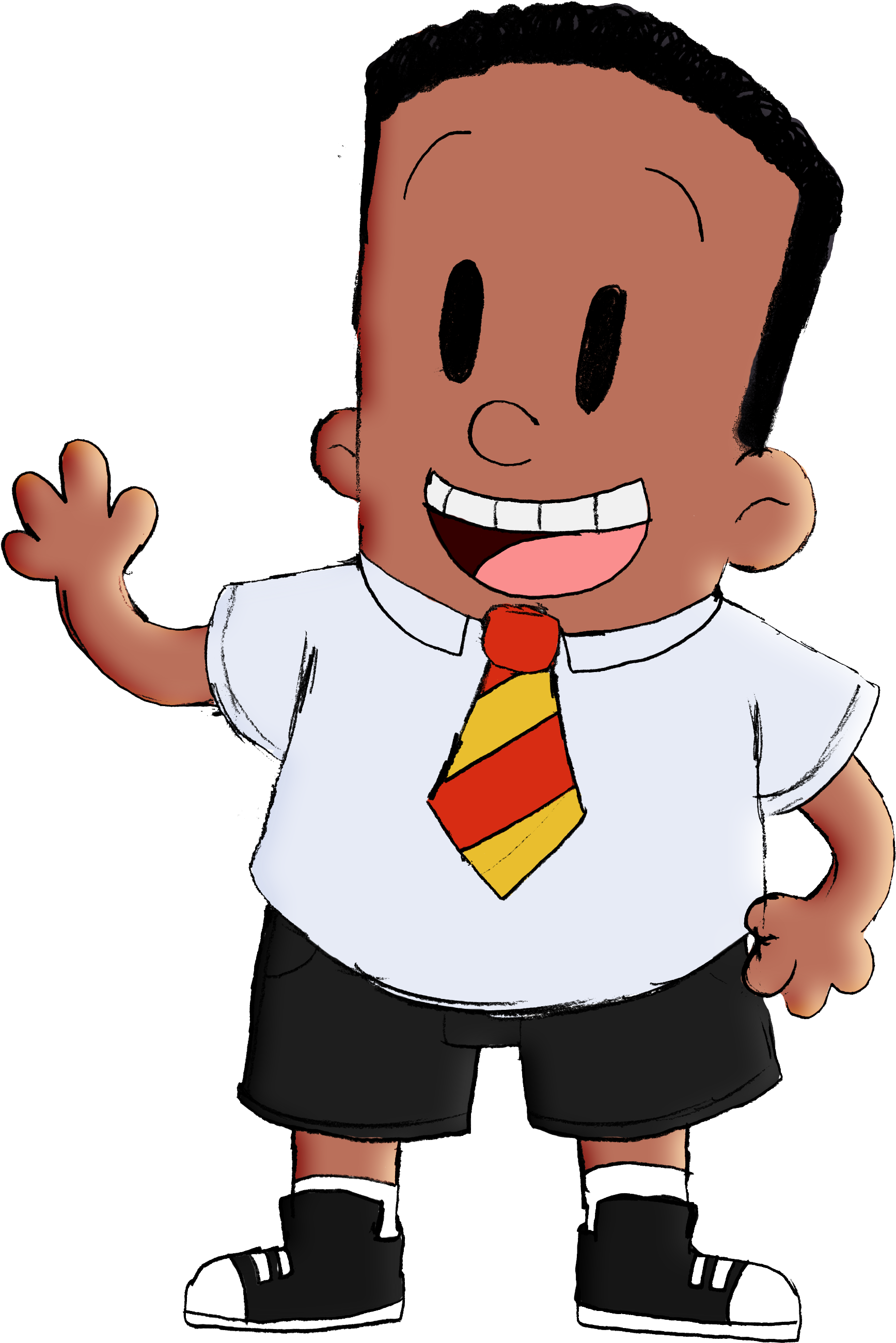 George Beard By Highpoweredart George Beard By Highpoweredart - Guess Captain Underpant Characters (1970x2652)