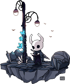Hollow Knight Pixelart By Naiaru-chan - Illustration (300x450)