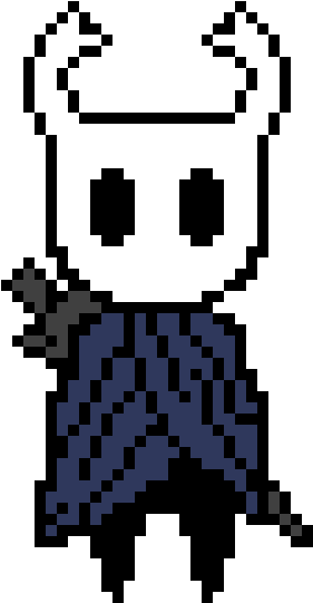 Hollow Knight - Hollow Knight Pixel Art (400x610)
