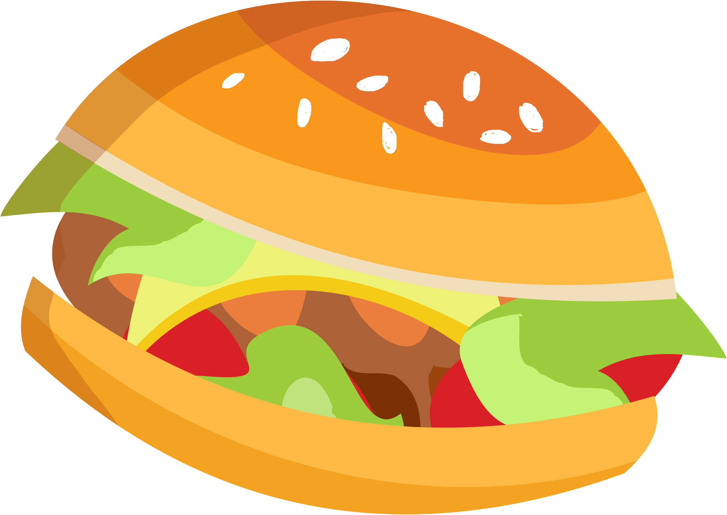 Hamburger Cartoon Clip Art - Hamburger Cartoon Clip Art (2317x1643)