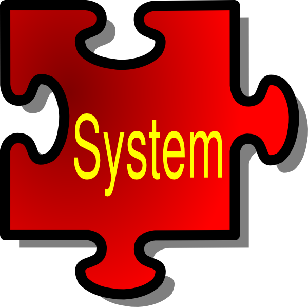System Clip Art At Clker - Puzzle Pieces Clip Art (600x598)