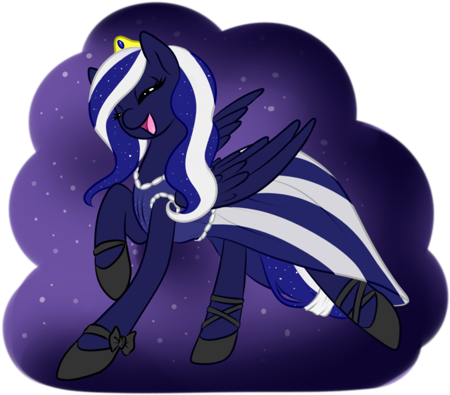 Crescent Dancer [commission] By Mondlichtkatze - Cartoon (923x866)