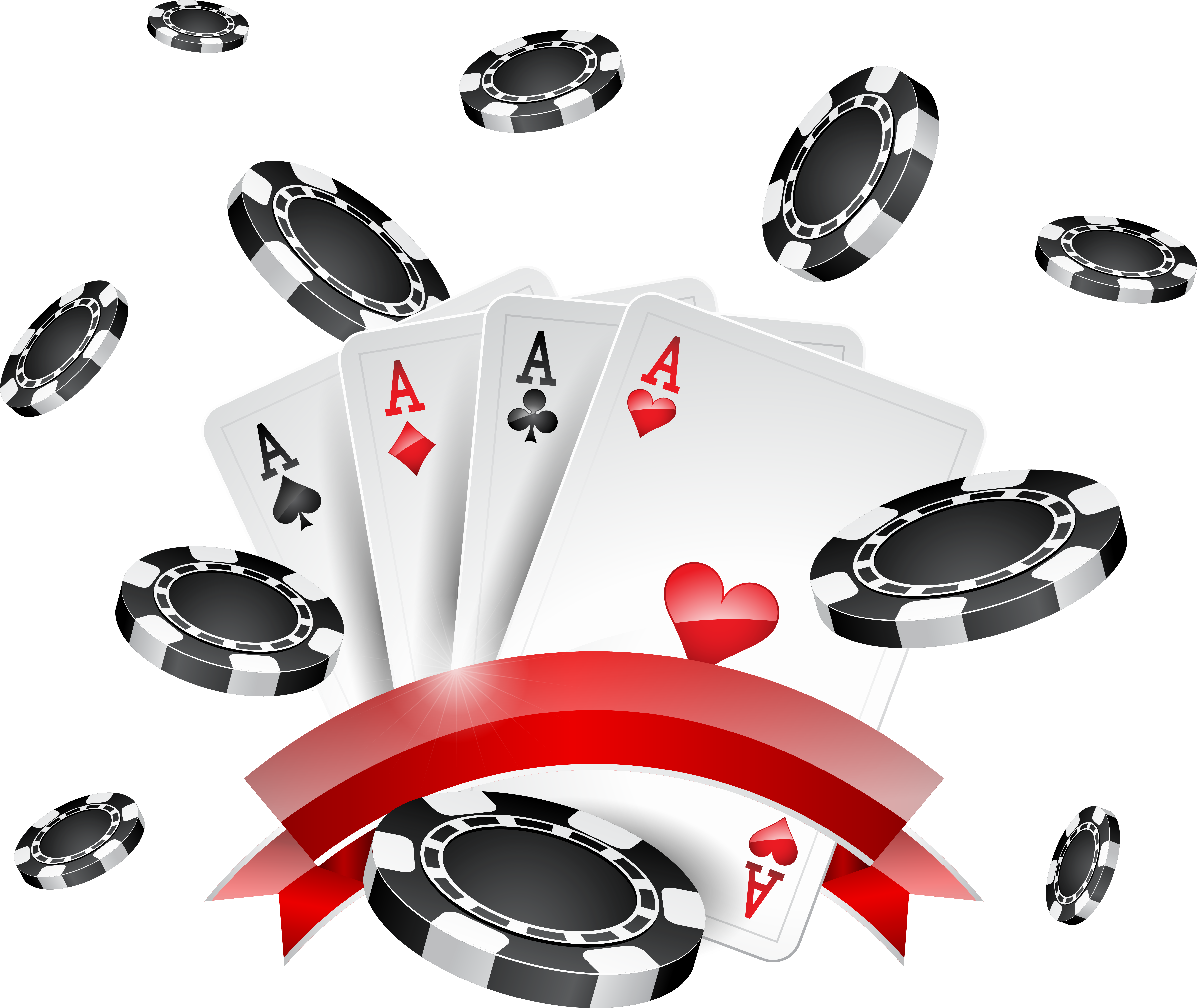 Casino Chips And Cards Decoration Png Clip Art - Euforia: Serie Hermanos Duncan [book] (6212x5230)