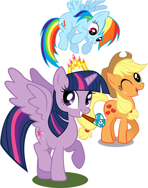 My Little Pony Feliz Cumpleaños (582x651)