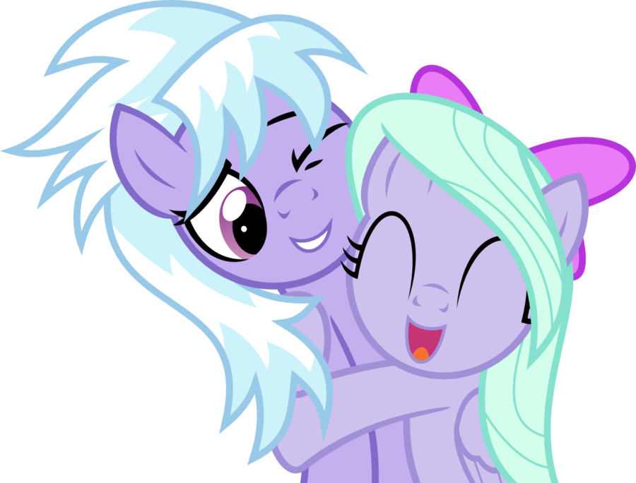 [p Commission] Cloudchaser And Flitter By Hankofficer - Art (900x684)